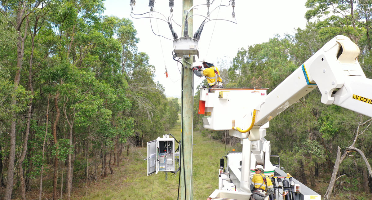 Reconectador OSM de NOJA Power Instalado