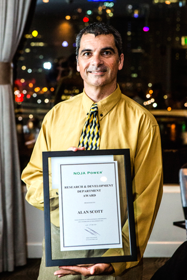 Alan Scott recibir el Premio Departamento de Investigación y Desarrollode NOJA Power