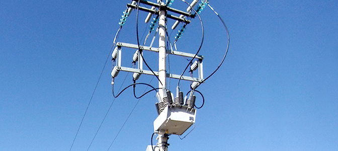 Reconectador OSM de NOJA Power Instalado
