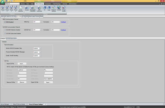 Software de Control y Administración (CMS) de NOJA Power