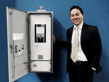 Bruno Kimura (Director general de NOJA Power Brazil) con RC10