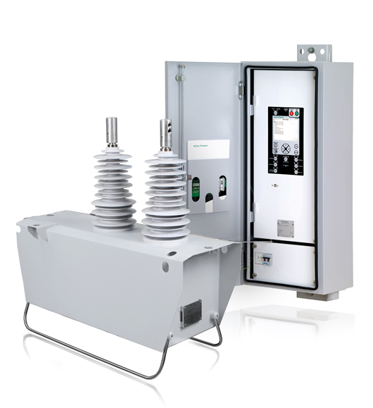 Reconectador automático monofásico NOJA Power con cubículo de control y comunicaciones RC10