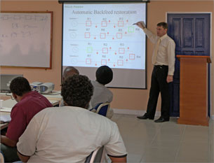 Sesión de capacitación en Trinidad y Tobago